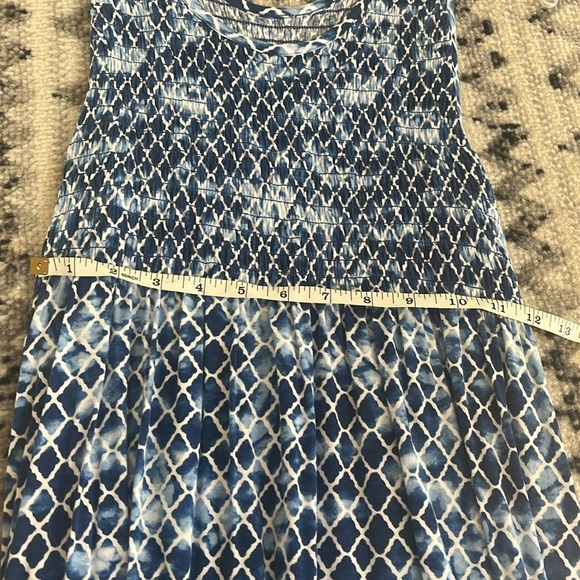 Blue Patterned Dress - Picture 3 of 3